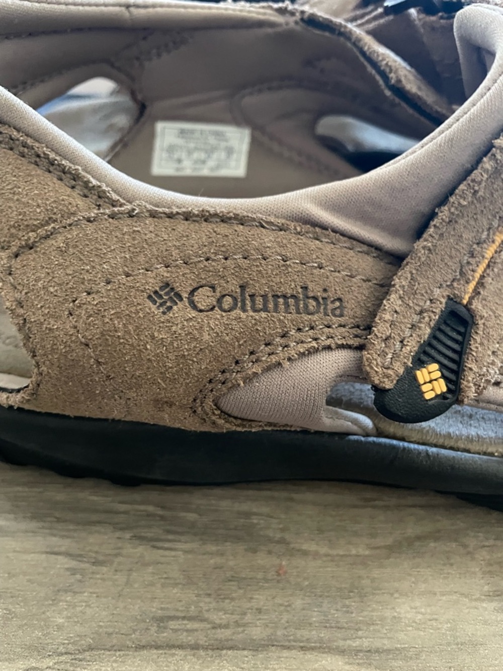 Columbia Trail storm Hiker 3 Strap Beige Suede outdoor climbing hiking sandals - Picture 3 of 9
